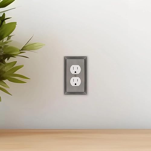 Miniatura 9 de Nostalgic Warehouse 719882 Deco - Placa de interruptor con doble basculante, cromo brillante