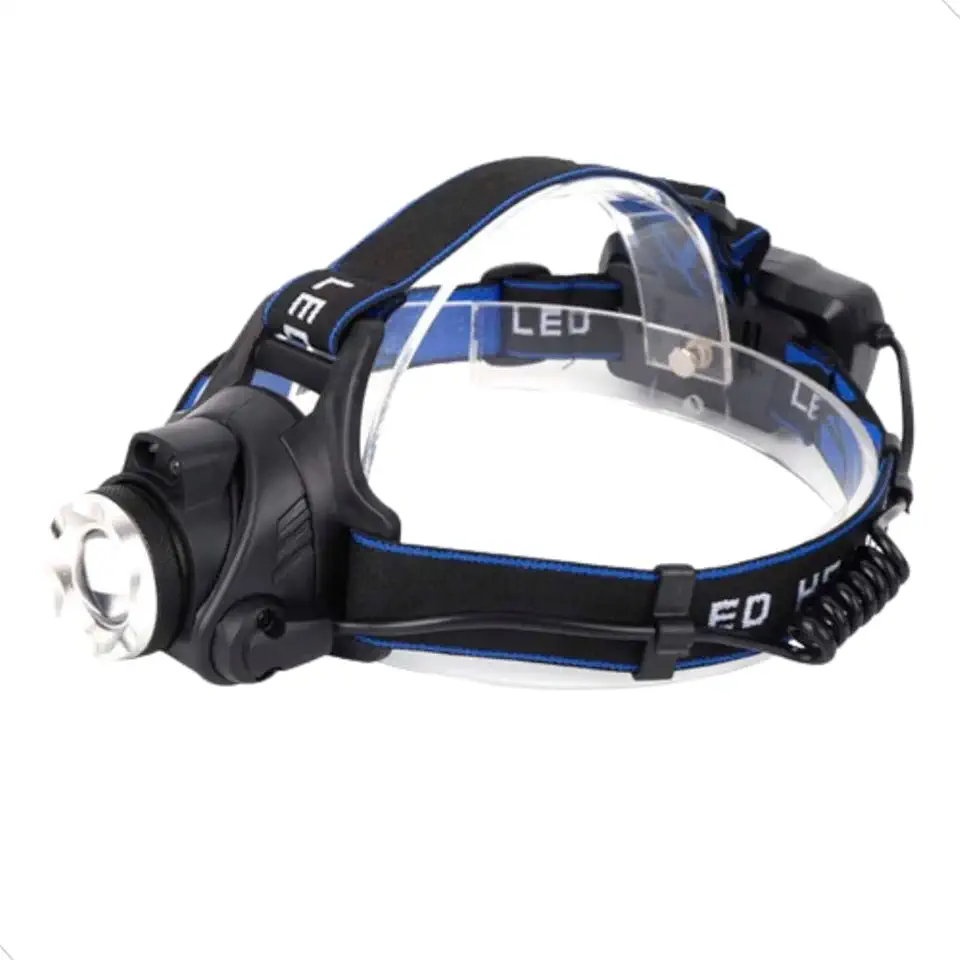 Lanterna De Cabeça T6 Zoom Farol Bike Recarregável Profissional Tática Mundo Compras