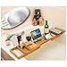 Produktbild LwBathtub tray Teleskop Badewanne Ständer, Multifunktions-Badewanne Tisch, Badewanne Brücke -Kann Ort Bücher/ipad/Handy/Wein/Bad Produkte (Color : B)