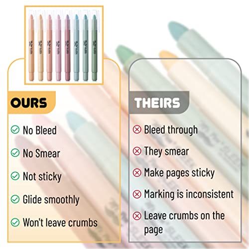 Image of Mr. Pen- No Bleed Gel Highlighters, Pastel Colors, 8 Pack | Bible Highlighters and Pens No Bleed, Bible Markers for Study, Journaling, School Supplies and Accessories
