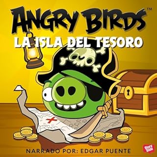 Diseño de la portada del título Angry Birds: La isla del tesoro