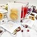 Numola 100Pcs Disposable Tea Bags for Loose Leaf Tea, Empty Tea Bags Natural Material Seal Tea Infuser Bag, Tea Infuser Sachets with Drawstring Herb Sachet Bags for Loose Tea (4
