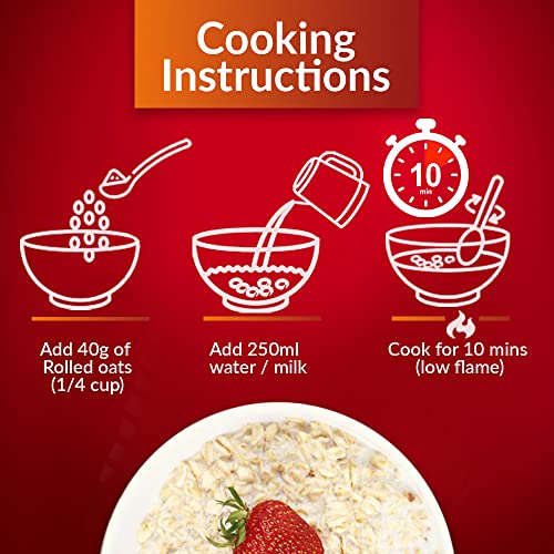 Image of Manna Rolled Oats 3kg | Gluten Free | Traditional Oats | Diabetic Friendly | 100% Wholegrain 1kg (Pack of 3)