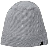 Under Armour Women's ColdGear Infrared Fleece Beanie, Steel (035)/Steel, One Size Fits All