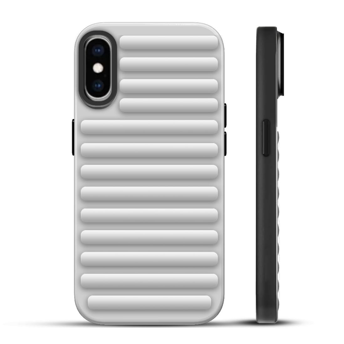 KARWAN Polycarbonate Back Case Cover For iPhone X [Military Grade Protection] Hard & Soft Bumper Anti-Scratch Protective Shockproof Cover For iPhone X-White (B0D4F26ZP7) Amazon Price History, Amazon Price Tracker