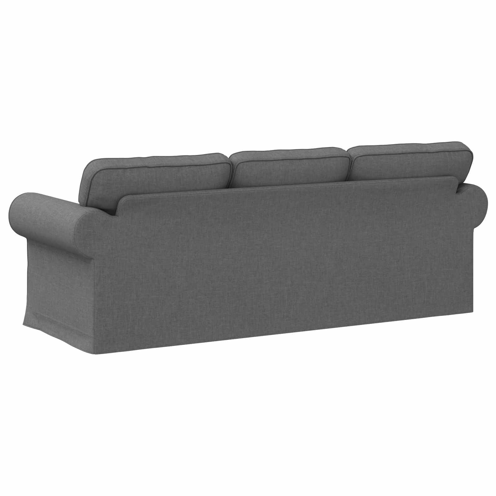 vidaXL Divano Grigio Scuro 215 x 82 x 80 cm Tessuto, Divano Moderno, Design Ergonomico, Arredo Sezionale, Soggiorno Confortevole, Poltrona Contemporanea