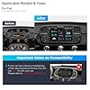 XTRONS 7" Android 14 1 Din Car Stereo 4+64GB for Fiat 500(2007-2015) Black, Octa-Core Radio Player, Built-in 4G ASM DSP 2K CarAutoPlay Android Auto GPS Navigation Bluetooth 5.0 New UI, Optional DAB+