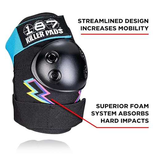 image for 187 Killer Pads Six Pack Pad Set, Elbow Pads, Knee Pads, and Wrist Gua