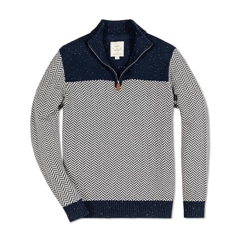 Image of Hope & Henry Men's Half Zip Pullover Sweater