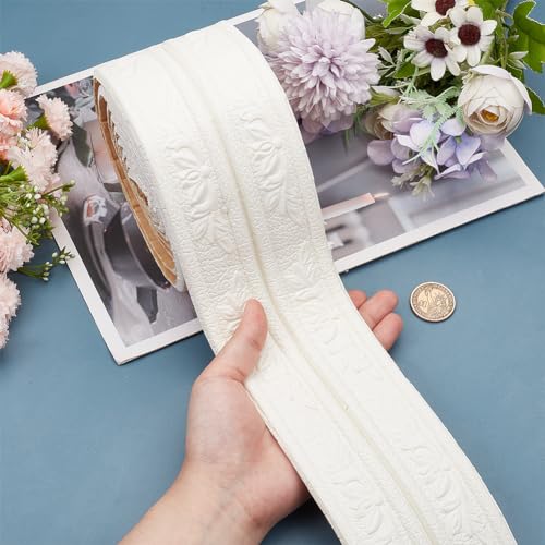 Moldura de espuma flexible autoadhesiva 3D para corona de pared y zócalo decorativo blanco en casa 4