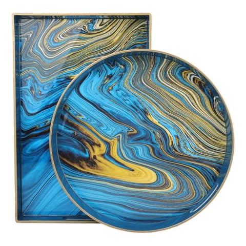 Marble Decorative Serving Tray Cover