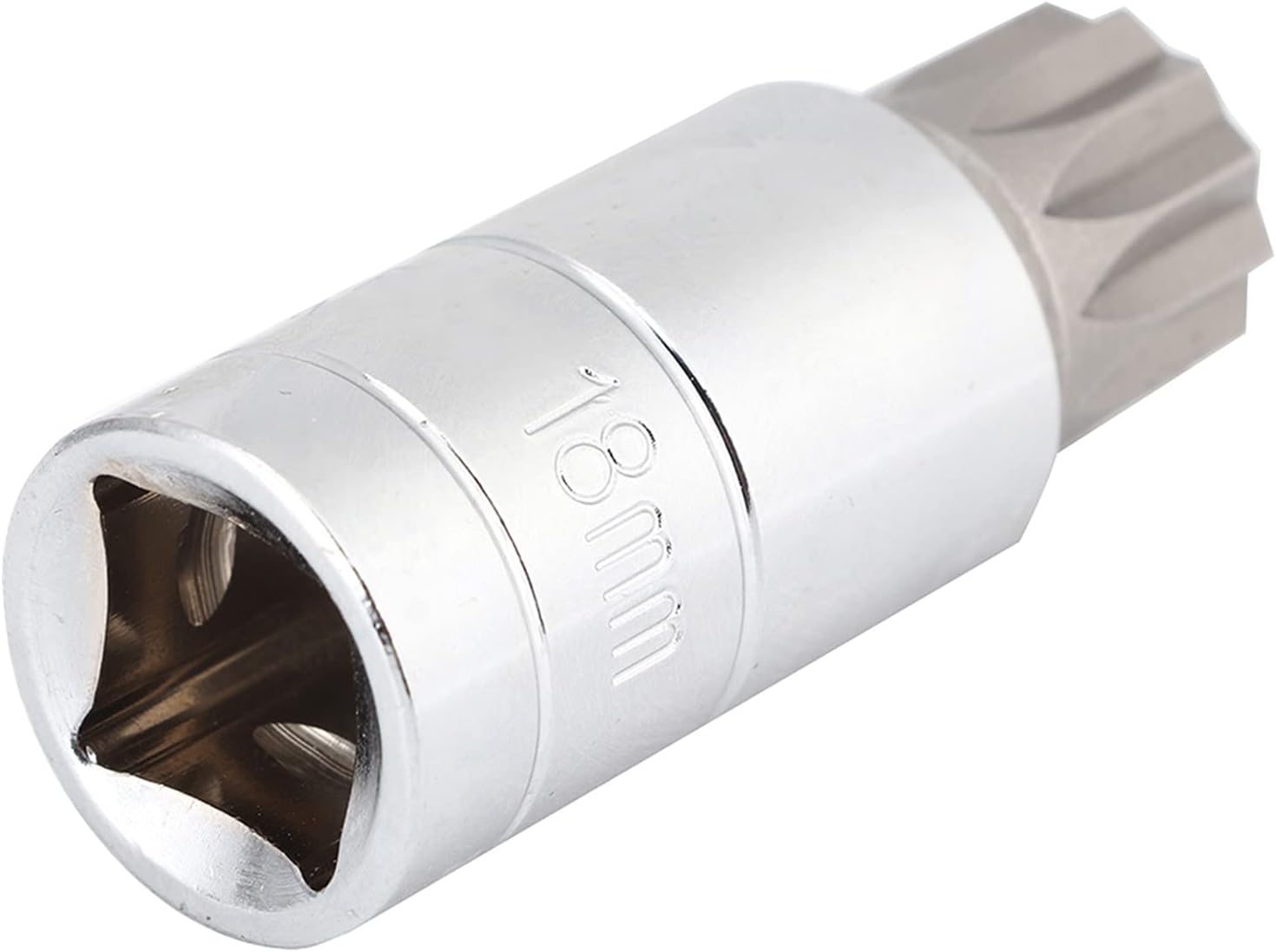 10Pcs 12 Point Triple Socket Triple Splined Bit Socket Set 4mm-18mm 1/4" 3/8" 1/2" Drive Repair Tool Kit