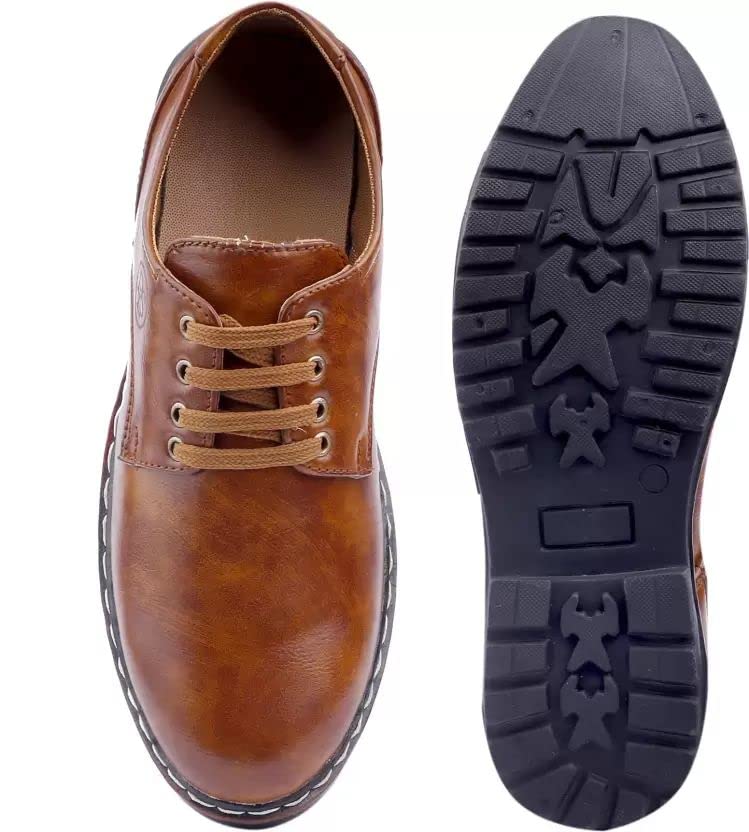 Mens Synthetic Leather Tan Formal Shoes (Size-10) (B0BVBHVVML) Amazon Price History, Amazon Price Tracker