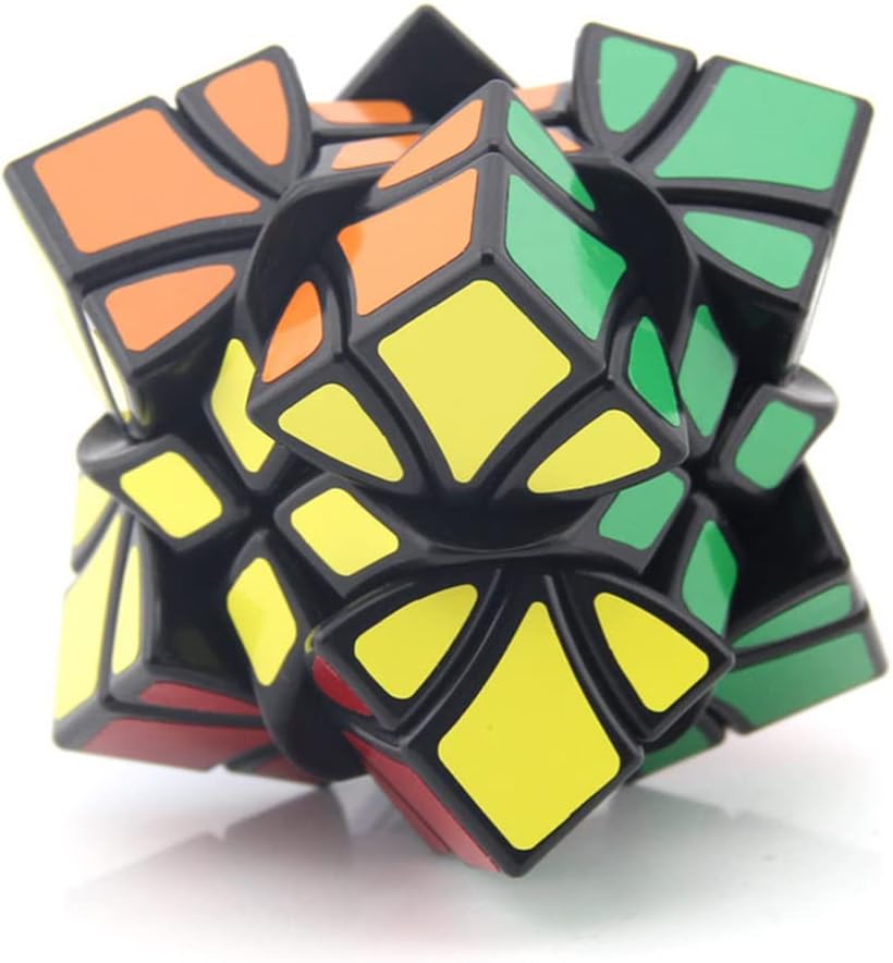 Willking Dinosaur Magic Cube 4X4 Curvy Copter Puzzle Cube Educational Toys