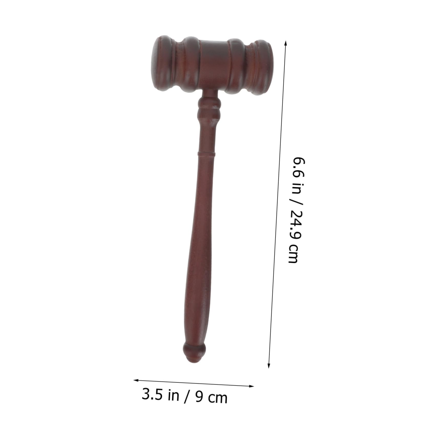 DOITOOL 1 Set Judge Hammer Gavels Ab Hammers Judge Gavel Legal Hammer Lawyer Men Mallet Tool Hand Judges The Hammer Gavel Judge Costume Accessories Light Brown Wooden