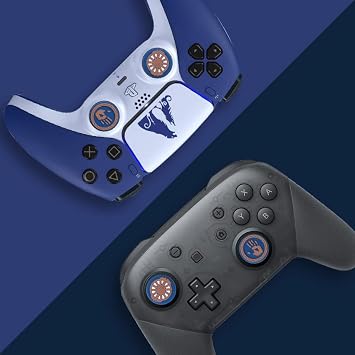 PS5 Controller Thumb Grips, Nintendo Switch Pro Controller, PS4, PS5, Xbox Controllers ile Uyumlu Yumuşak Silikon Joystick Kapakları - God of War Teması