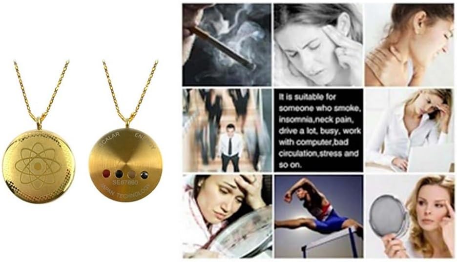 Cosmic Metatron Cube Shield Defense Necklace,Terahertz Cosmic Energy Protection Necklace,Gold Color