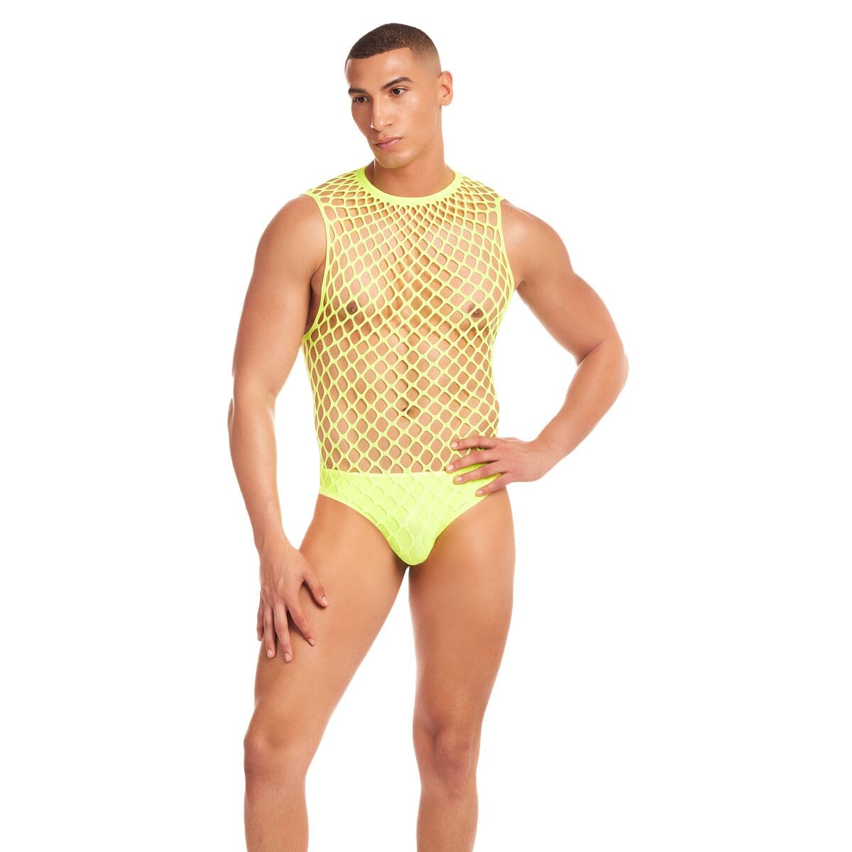 Rainbow Party L/XL Yellow Lingerie Set