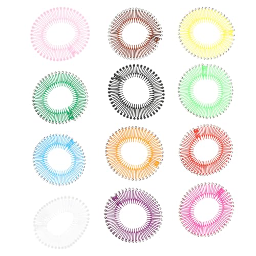 Set 12 Peines Elásticos Circulares para Cabello miniatura 1