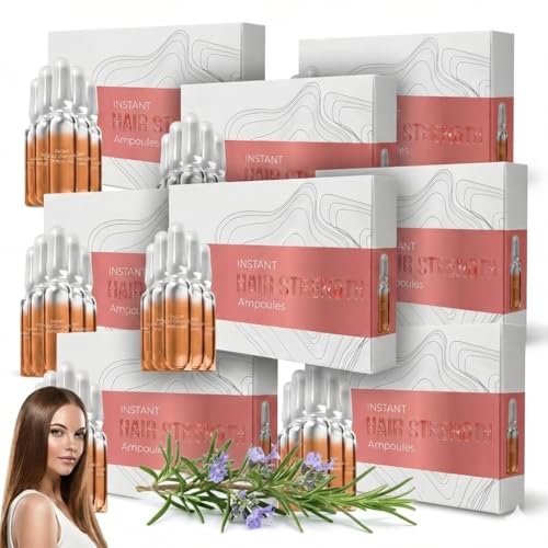 Ampoules de réparation instantanée cheveux secs traitement hydratant