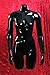 Produktbild Qubeat Frauentorso mit Beinansatz in schwarz glänzend Torso Schaufensterpuppe Schaufensterfigur Mannequin