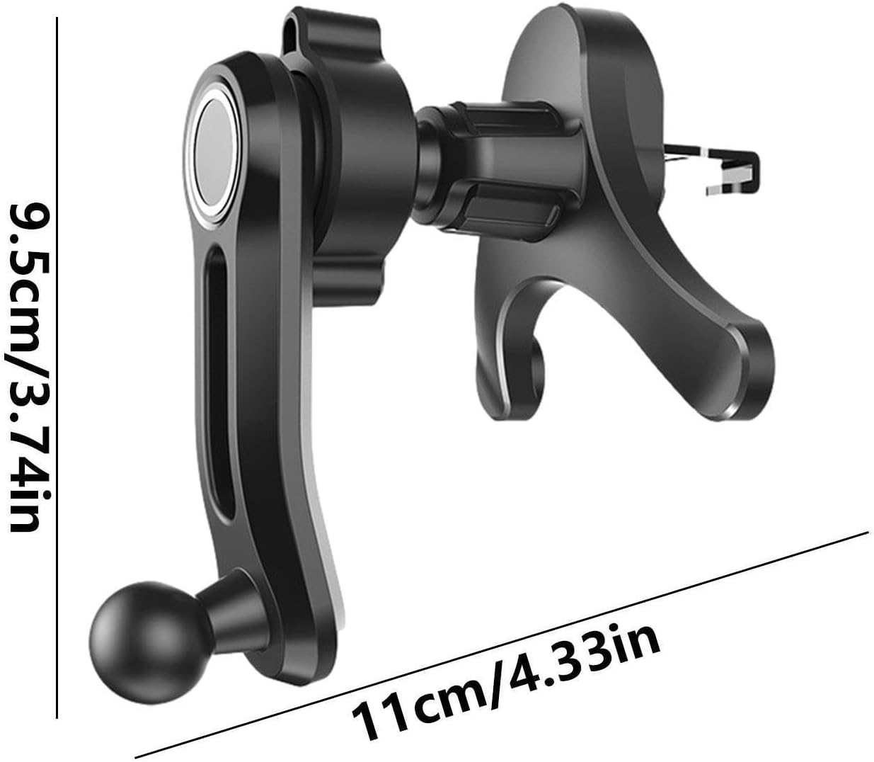 Vent Clip Phone Holder Anti-Shake Wider Spring Clamp Hands Free Universal image 4