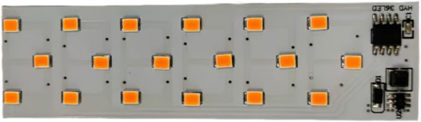 Generic 1.2V Solar Flame Light Circuit Board with 36 LED Light Controller Drive Board PC Solar Candle Light Circuit Board for Solar Simulated Candle Lights