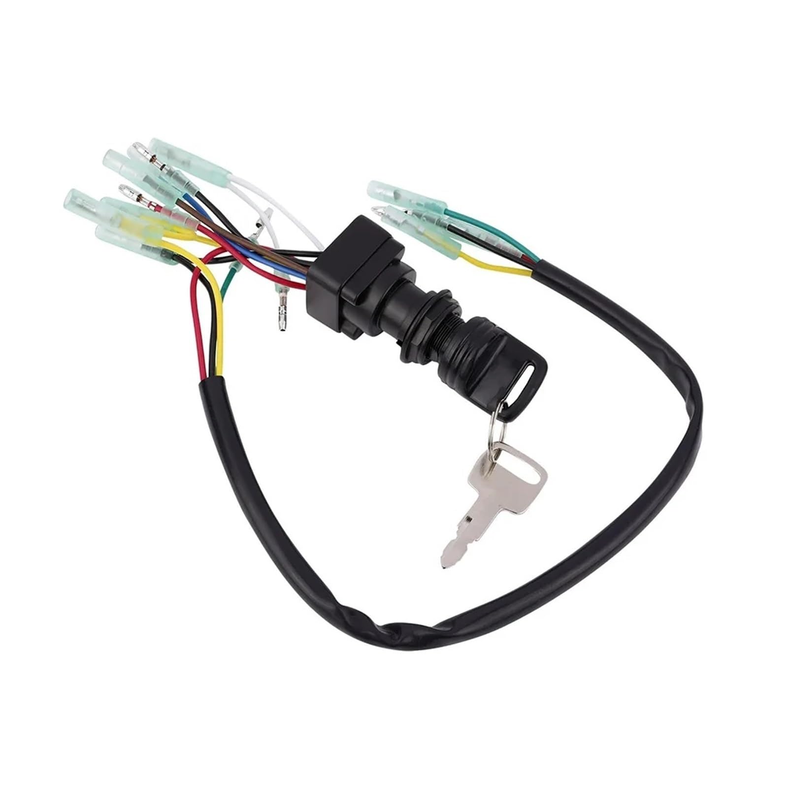 Cerradura de motocicleta Compatible con fuera de borda 703-8 2510-43-00 interruptor de llave fuera de borda interruptor de encendido de motocicleta Interruptor de Encendido