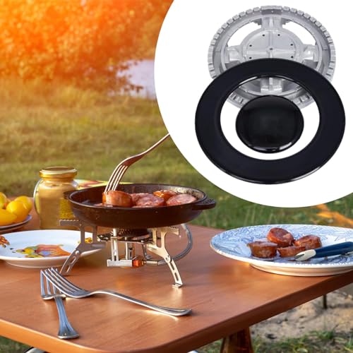 Couvercle de brûleur de table de cuisson en fonte émaillée durable - 3