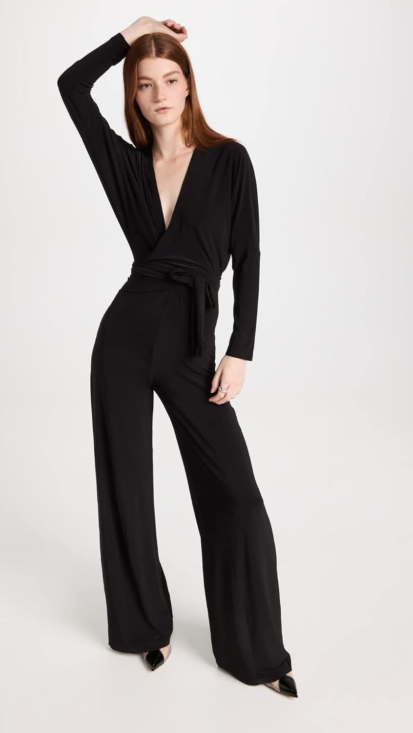 Norma Kamali Women's Dolman Wrap Jumpsuit - Image 2