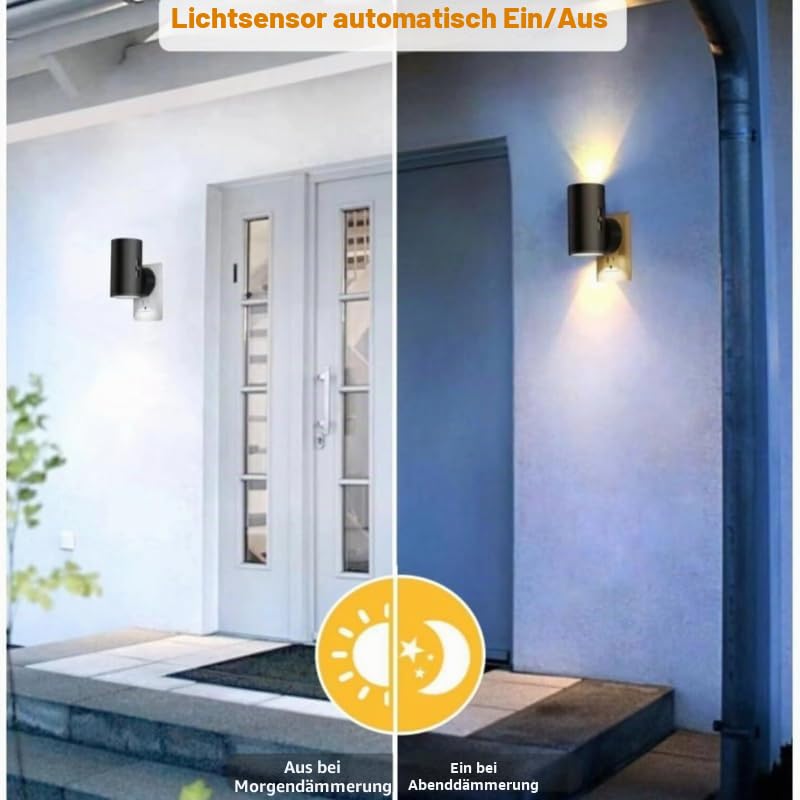 Plugify One Stecker Lampe mit Dämmerungssensor, Zuschaltbare Auf- und Abwärts Beleuchtung, Warmweißes Nachtlicht für Flur Treppe Schlafzimmer Küche