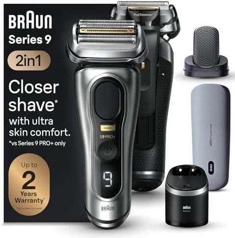 Braun Série 9 PRO+ Barbeador Elétrico 5 Elementos Pro, Cabeça Pro...