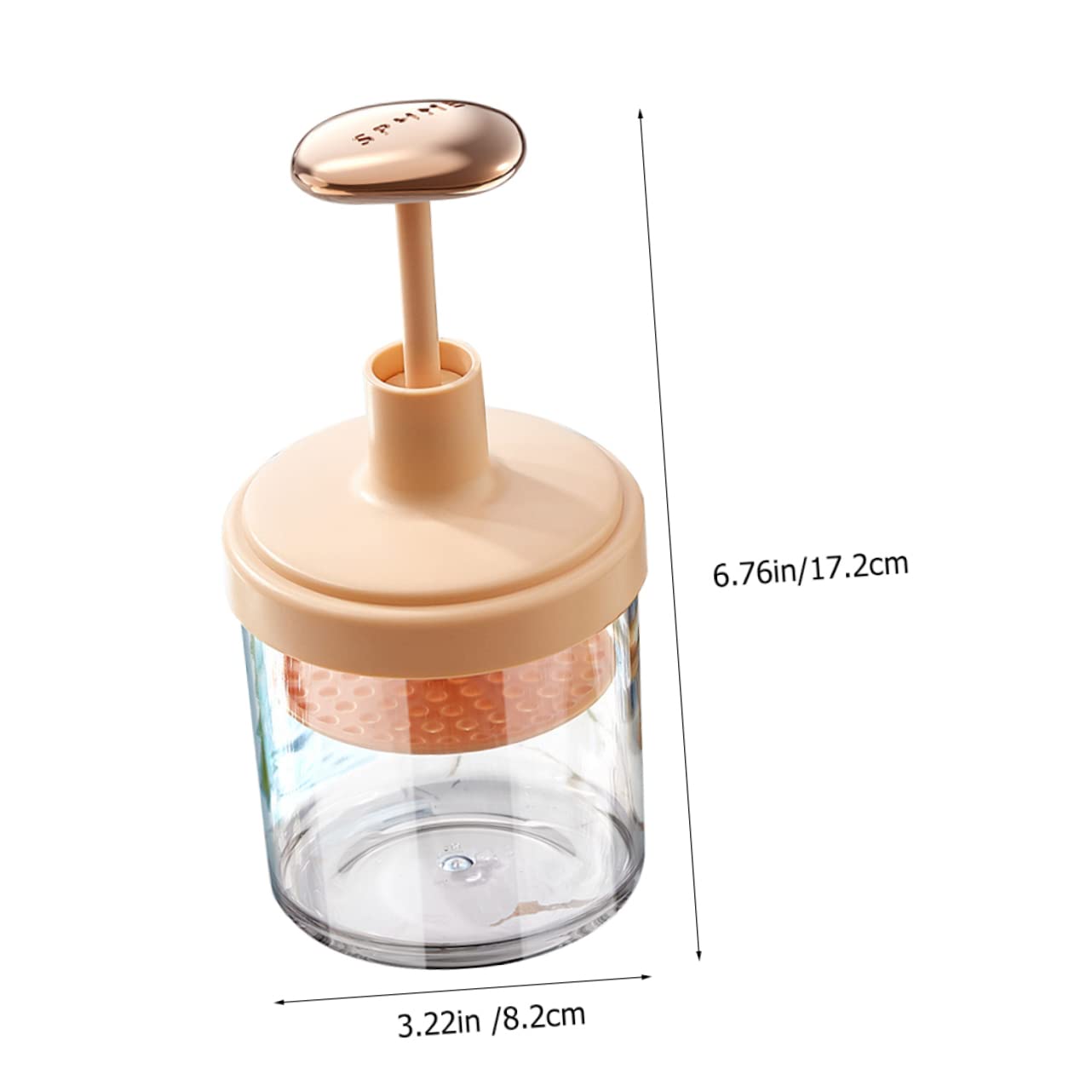 FRCOLOR Blaser Lot de 4 bouteilles de toilette blanches pour la fabrication de mousse pour le visage pour le visage Mousse nettoyante en Maker Cup Alimentation pétillante pp