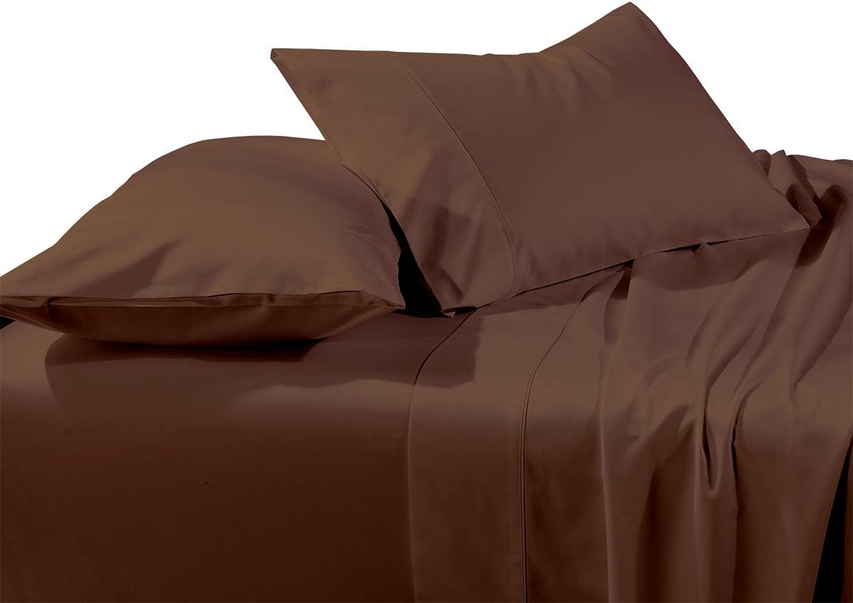 Royal Tradition compared to Royal Hotel Collection Solid Chocolate Brushed Microfiber Full Size Bed Sheet Set