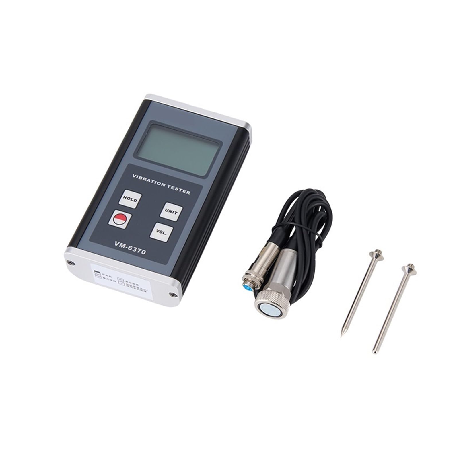 Misuratore di vibrazioni, Misuratore di vibrazioni digitale VM-6370 Frequenza 10Hz~10KHz Accelerazione Velocità Spostamento ad alta precisione