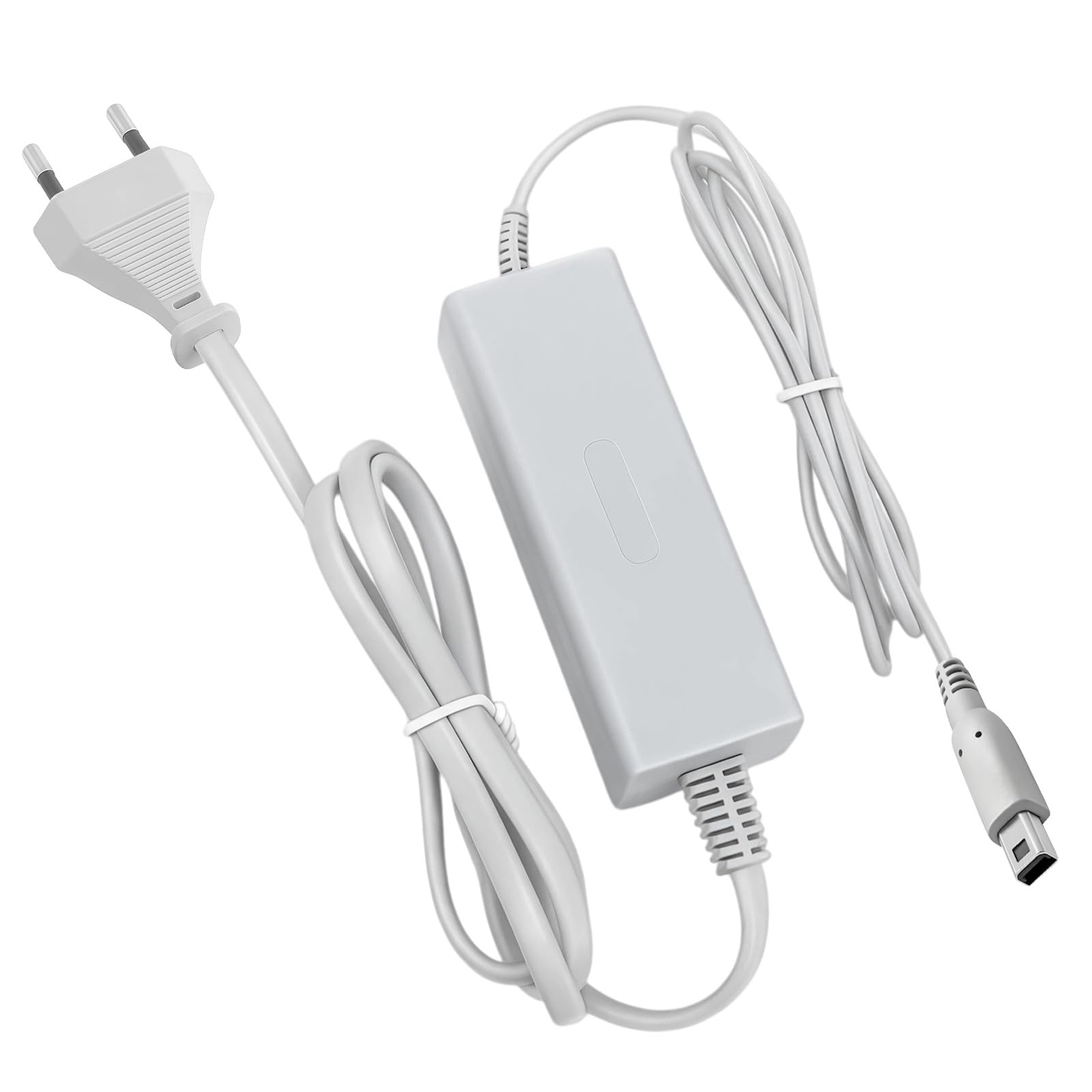 Chargeur pour Wii U Gamepad 4.75V 1.6A Adaptateur Secteur de Remplacement | Câble Adaptateur d'alimentation Charge Remplacement Compatible avec Nintendo Wii U Gamepad AC 100-240V