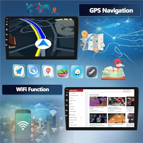 Pantalla para coche Multivan T5 2003-2015 con visualización en pantalla 3