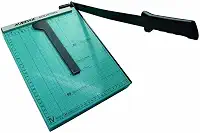 Guilhotina de Papel Manual Verde A4 para 05 Folhas Marpax