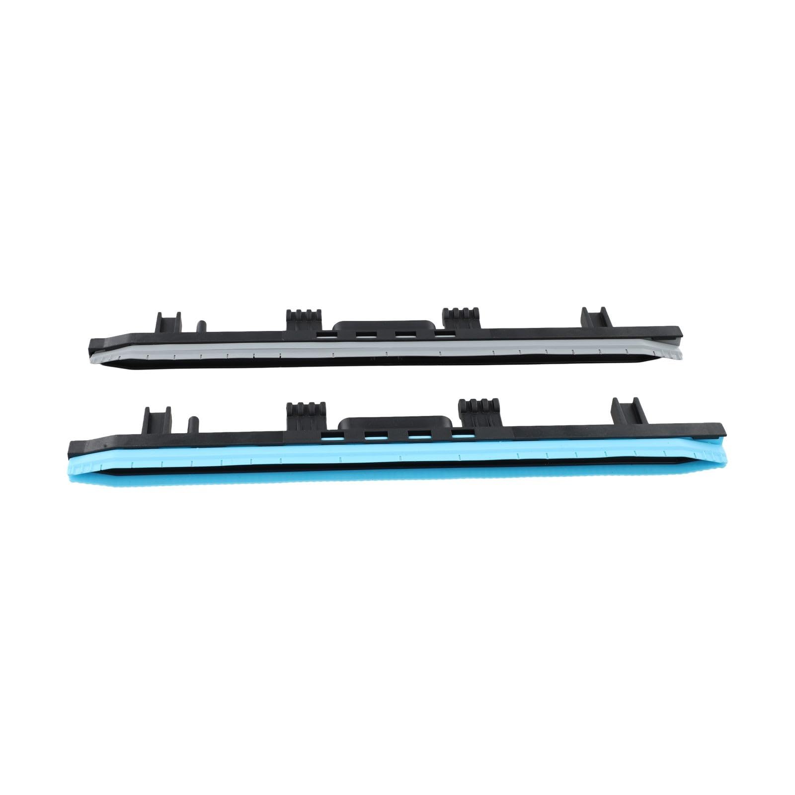 2 piezas de labio de goma para Kärcher BR 30/4C Serie 4.777-008 para azulejos, piedra, madera, PVC, limpieza de suelos, azul y negro