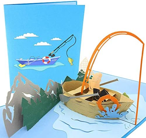 PopLife Golf Cart 3D Pop Up Fathers Day Card - Happy Anniversary Pop Up Card for Dad, Birthday Popup, Retirement Party - Golfing Gift for Husband, Greeting Card for Golfers - for Son, for Father, Boss