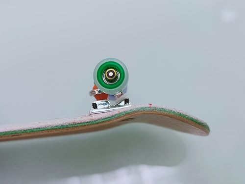 Miniatura 5 de Ruedas transparentes para diapasón, capa de color incrustada, ruedas de patineta con dedos calientes, ruedas de rodamientos ultra giratorios, 0.307