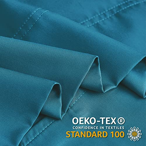 Image of BEDELITE Cooling Pillow Cases Queen 2Pcs, Rayon Made from Bamboo, Teal | Cooling and Breathable Pillow Cover for Hot Sleepers & Night Sweats, Silky Soft Cozy, Envelope Closure, 20 inchx30 inch