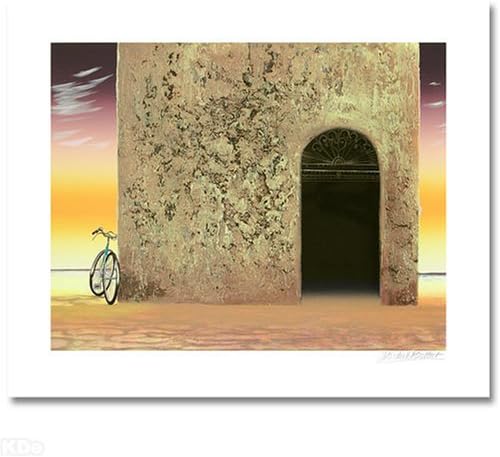 Michele Battut "Ancient Gate" Limited Edition, Numbered Serigraph Hand Signed by the Artist