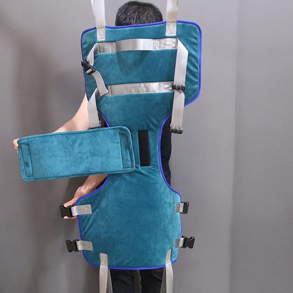 Arnés de Elevación Paciente de Cuerpo Completo, Eslinga de Elevación con Accesorios de Bucle para Posicionamiento Y Elevación de La Cama, Enfermería, Grúa de 4 Pinzas M