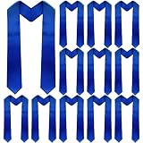 Geyoga 12 Pcs Graduation Stole Sublimation Blank 70 Inches, Blue