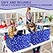 Harloon 24 Pcs Privacy Boards for Student Desk Dividers for Students Cardboard Privacy Folders Classroom Study Carrel Dividers Bulk Folder for Test Reduces Distraction (Blue Space)