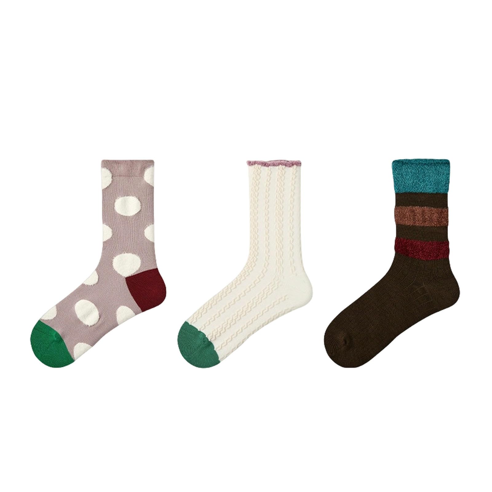 Kuschelsocken Frühlings- Und Herbstsocken Für Frauen Für Studenten, Die Gefälschte Zweiteilige Zweiköpfige Mid-Tube-socken Sind-bilderbuch Bunny-durchschnittlicher Code