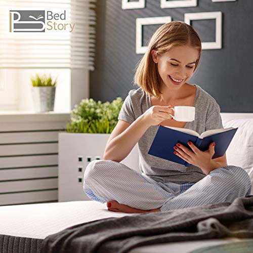 BedStory Orthopädische 7-Zonen Kaltschaum Matratze, Premium 90x200x18cm Kaltschaummatratze in Grau, 2 Härtegrade(H2 & H3) in Einer Matratze ergonomisch für Kinderbett