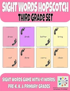 Sight Words Hopscotch Third Grade Set