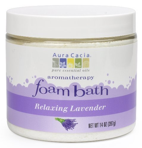Aura Cacia Aromatherapy Foam Bath, Relaxing Lavender, 14 ounce jar - Image 5